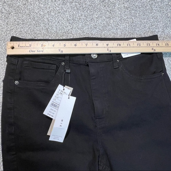 Topshop Jamie High Waisted Skinny Jeans Black Size 10 Petite 32x28 - Picture 10 of 11